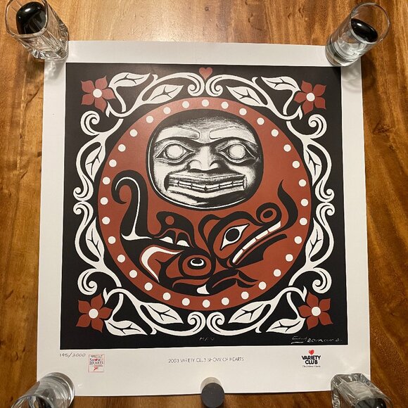Northwest Coast Haida Don Yeomans Man Limited Edition Print 2003 - Picture 1 of 4